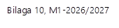 Bilaga 10, M1-2026/2027  